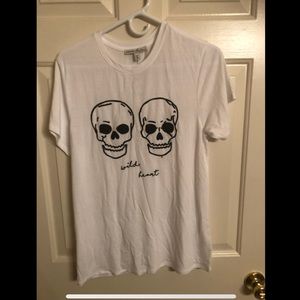 Wild heart skull tee
